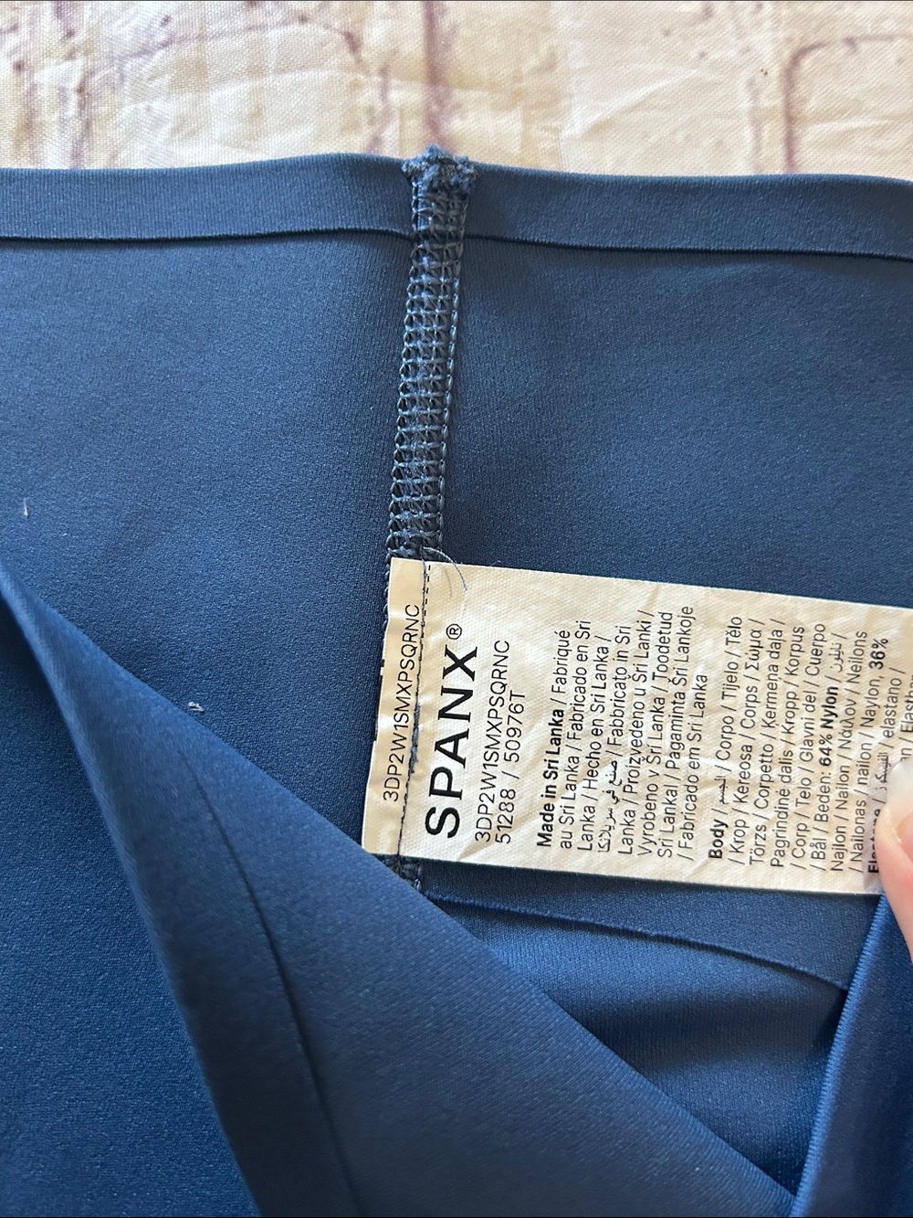 Spanx Shape Coreluxe Micro Flare Pant High-Rise - Blue Size XL Tall 34” - Picture 5 of 6